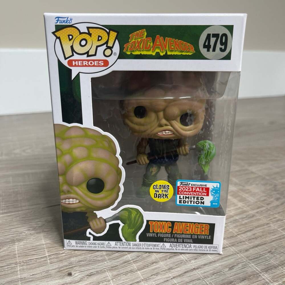 NIB GLOW IN THE DARK TOXIC AVENGER FUNKO POP 479